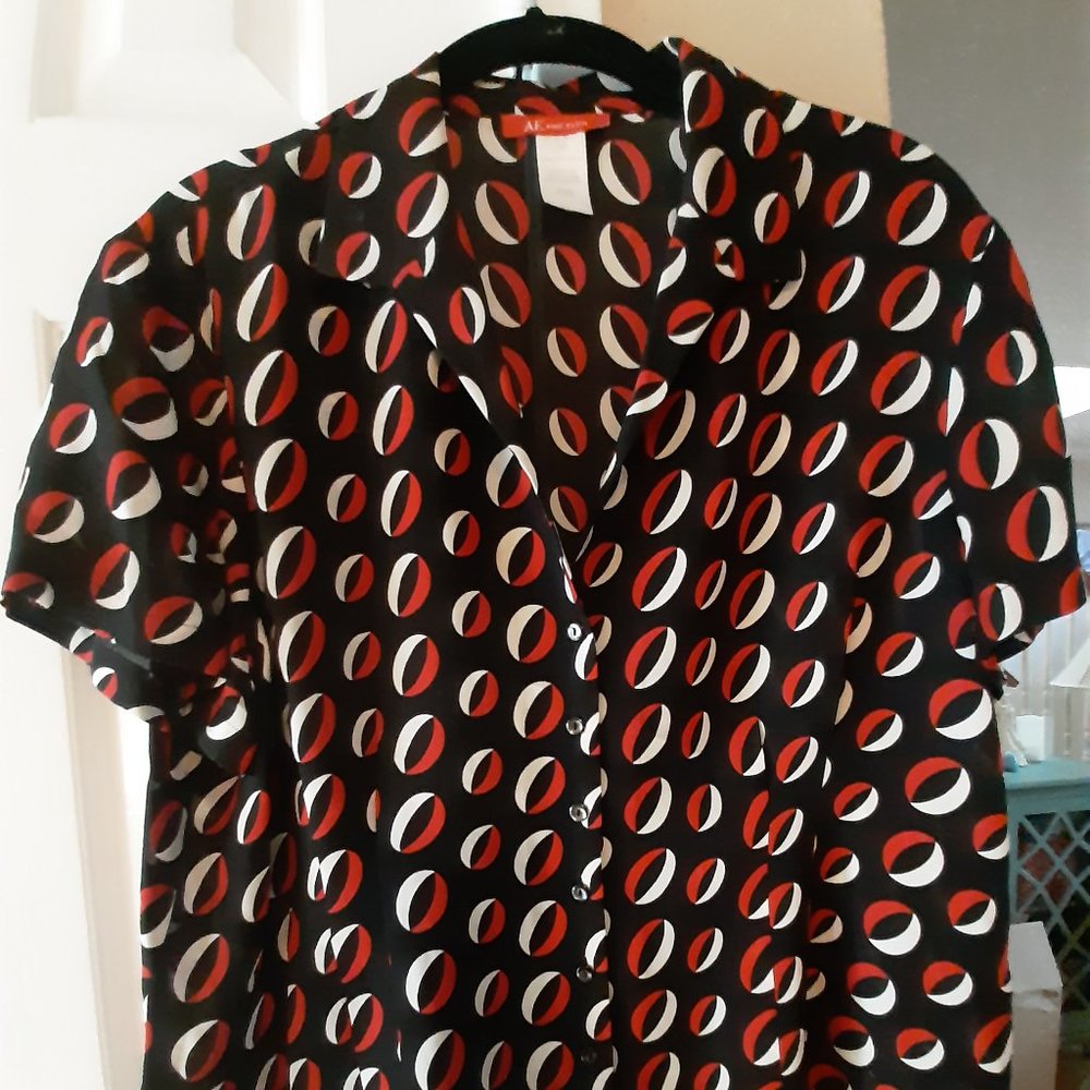 Multi Colored Silk Blouse